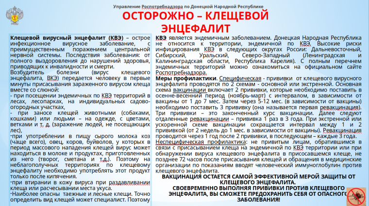 Клещевой энцефалит.